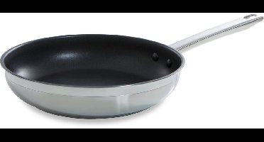 BK Allround Koekenpan 28cm – PFAS-vrije antikleeflaag – Koekenpan inductie – Keramische koekenpan - Ovenbestendig tot 230°C - RVS handgreep - Zilver