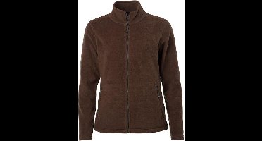 James and Nicholson Dames/dames Fleece Jasje (Bruin)