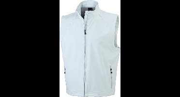 James and Nicholson Heren Softshell Vest (Off-White)