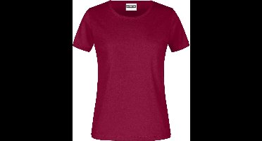 James And Nicholson Dames/dames Ronde Hals Basic T-Shirt (Wijn)