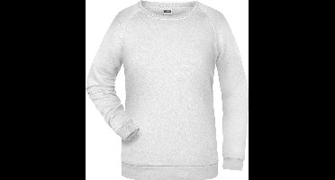 James And Nicholson Dames/dames Basic Sweatshirt (Wit)