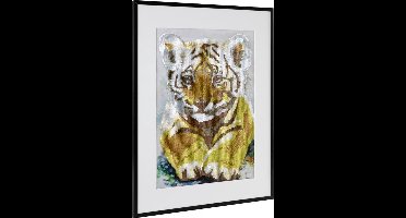 Diamond painting | Welpje | Afmeting: 40 x 50 CM | Inclusief diamond painting pen | Diamond painting volwassenen