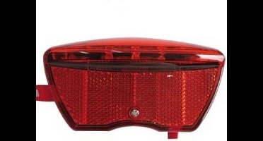 LED fiets achterlicht op batterijen 3-leds