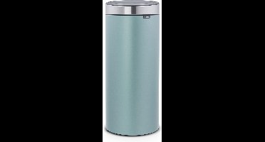 Brabantia Touch Bin Prullenbak - 30 liter - Metallic Mint / Matt Steel Fingerprint Proof deksel