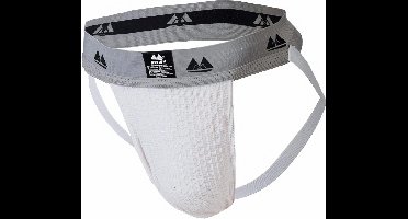 MM Sports Original Edition Swimmer/Jogger Jockstrap 2 inch White - MAAT XL - Heren Ondergoed - Jockstrap voor Man - Mannen Jock