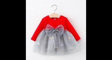 Baby Garden baby kerst jurkje maat 68 - Rood