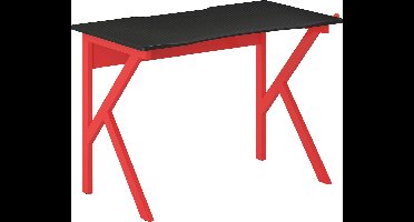 Piranha ZORRO Gamebureau – Compact Computerbureau – Zwart/Rood – Koolstofvezel