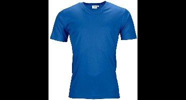 Fusible Systems - Heren Actief James and Nicholson T-Shirt met V-Hals (Blauw)