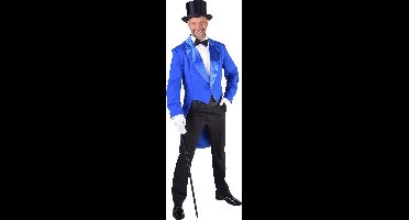 Magic Design Slipjas Cabaret Heren Polyester Blauw Maat L