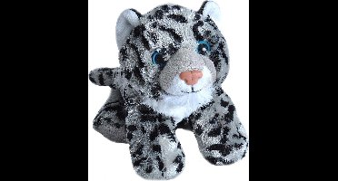 Wild Republic Knuffel Sneeuwluipaard Junior 18 Cm Pluche Grijs