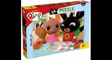 Lisciani - Bing - puzzel - Samen knutselen - 24 stukjes