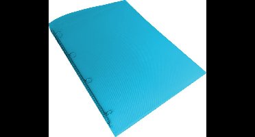 20x EXXO-HFP #22432 FLEXY Ringband - A4 4-O Rings 16mm - Turquoise