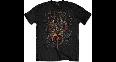 Kiss - Spider Heren T-shirt - 2XL - Zwart