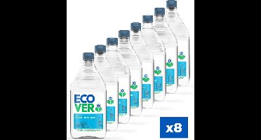Ecover Afwasmiddel - Voordeelverpakking 8 x 950 ml - Plantaardig & Biologisch afbreekbaar - Fles van gerecycled plastic - Kamille & clementine geur