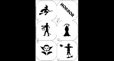 Schminksjabloon - Halloween - Nr.5