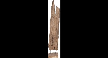 DKNC - Wortel op standaard Madison - Teakhout - 100-110cm - Natuurlijk