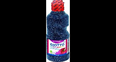 Giotto Bottle 250 ml Glitter paint dark blue