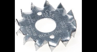 GB Kramplaat dubbelzijdig getand sendzimir verzinkt diameter 21mm 07283