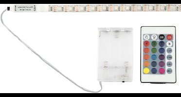 Groenovatie RGB LED Strip - 3xAA Batterijen - Waterdicht 65 - Onderbouw - 250 mm