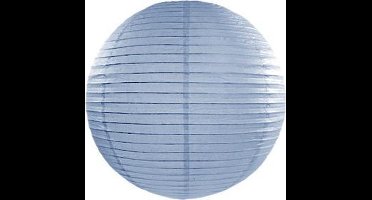 Lampion lichtblauw 20 cm - 2 stuks
