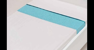 Briljant Baby Jenny - Katoen - Kinderlaken - Wiegje - 75x100 cm - Aqua