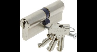 PROFIELCILINDER VERNIKKELD 40/40MM SKG2