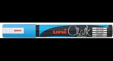 Krijtstift Uni-ball Chalk rond lichtblauw | 1 stuk
