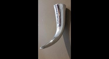 Vaas - Wand - Hoorn - Aluminium - 27 cm