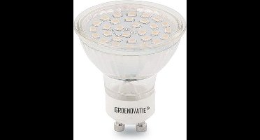 Groenovatie LED Spot GU10 Fitting - 3W - SMD - 52x50 mm - Dimbaar - Warm Wit