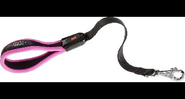hondenlijn Ergocomf 55 x 2,5 cm nylon roze/zwart