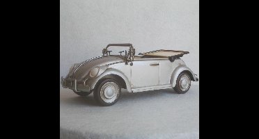 Volkswagen - kever - cabrio - 1966 - officiële - licentie - VW - blikken auto - auto