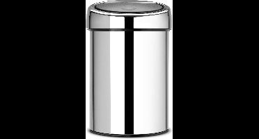 Brabantia Touch Bin Prullenbak - 3 liter - Badkamer - Brilliant Steel