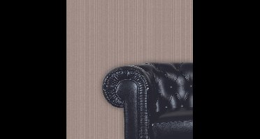 Dutch Wallcoverings Vlakvinylbehang streep - Lichtbeige