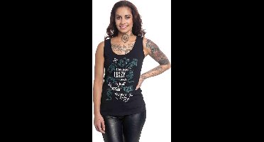 Alice In Wonderland Cheshire Cat - I'm Not Crazy Dames Top - zwart - XXL