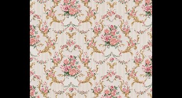 KLASSIEK ORNAMENTEN BEHANG - Goud Groen Roze Rood - AS Creation Concerto 3