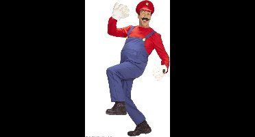 Loodgieter Mario | Man | XL | Carnaval kostuum | Verkleedkleding