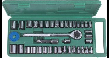 Dopsleutelset Super 1/4"-3/8" - 40-delig
