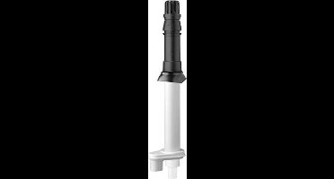 Ubbink Rolux universe rookgasdakdoorvoer HR Par Ø80-80mm PP/KS Ø60/100mm schaal - zwart (0184215)