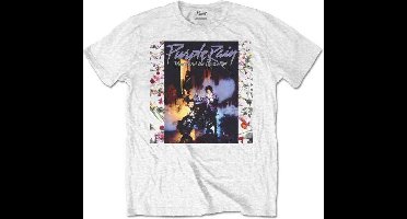 Prince - Purple Rain Album Heren T-shirt - XL - Wit