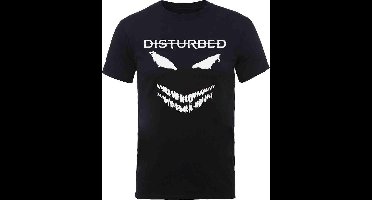 Disturbed - Scary Face Candle Heren T-shirt - M - Zwart