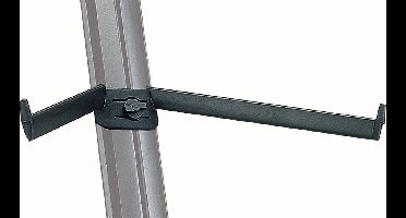 Konig & Meyer 18866 Support Arm Set B Black Anodized keyboardstandaard