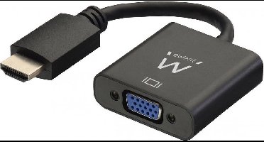 Ewent EW9864 - Videoconverter - HDMI - VGA - zwart