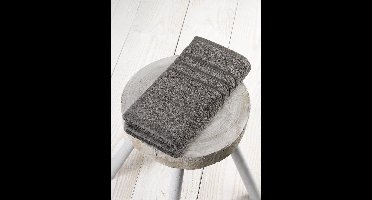 De Witte Lietaer Dolce Handdoek - Antraciet 70x140