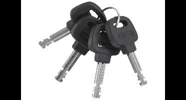 Motokabel (metalen behuizing) met sleutel - zwart 8115EURDPRO