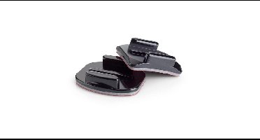 GoPro Flat + Curved - Zelfklevende Mounts - Platte en Gebogen Oppervlakken - Waterdicht - Zwart