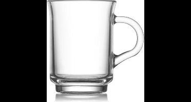 Thee en koffie glas 250ml 9 x 7cm - Hot Item! grote volumekorting