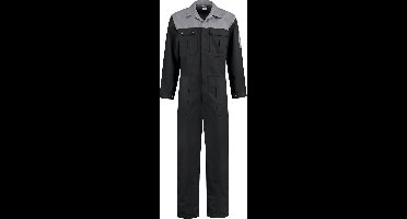 EM Workwear Overall 100% katoen 2-kleurig zwart-grijs maat 164