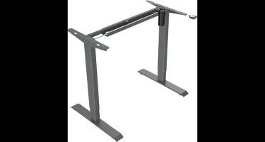 Elektrisch Verstelbaar Zit-Sta Bureau Frame 140Cm NEN 527 Grijs (RAL7045)