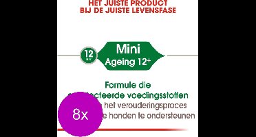 Royal Canin Mini Ageing 12+ Natvoer - Hondenvoer - 8 x 12x85 g