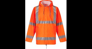 Yoko Ademend regenjasje Hi-Vis Soft Flex YHVS450 - Hi Vis Orange - L